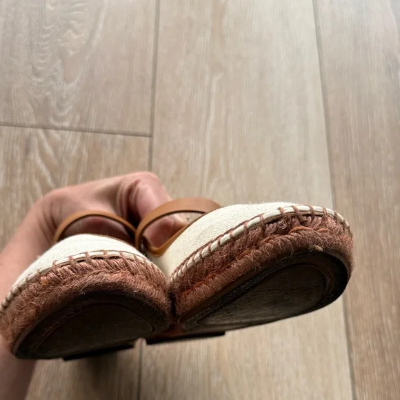 Tuckernuck Ivory Canvas Jamie Espadrille Flats - Picture 6 of 13